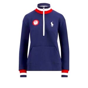 Polo Ralph Lauren Olympic USA 1/4 zip Jacket 2018 . Rare- size Large